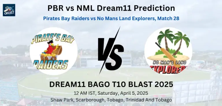 PBR vs NML Dream11 Prediction