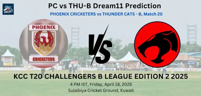 PC vs THU-B Dream11 Prediction