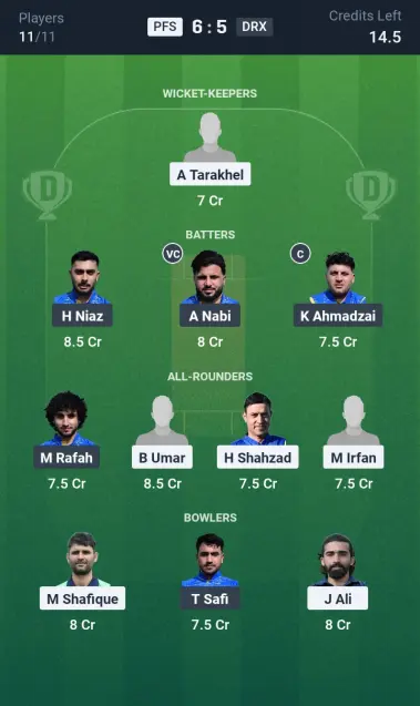 PFS vs DRX Small League Team