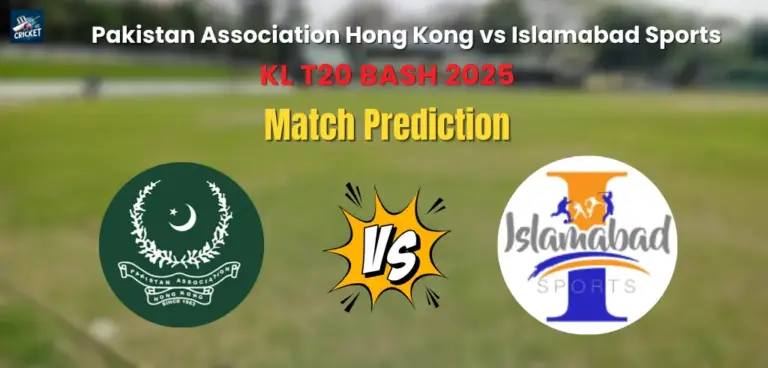 Pakistan Association Hong Kong vs Islamabad Sports Match Prediction