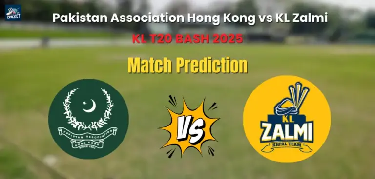 Pakistan Association Hong Kong vs KL Zalmi Match Prediction