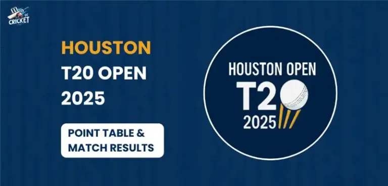 Points Table Of Houston T20 Open 2025