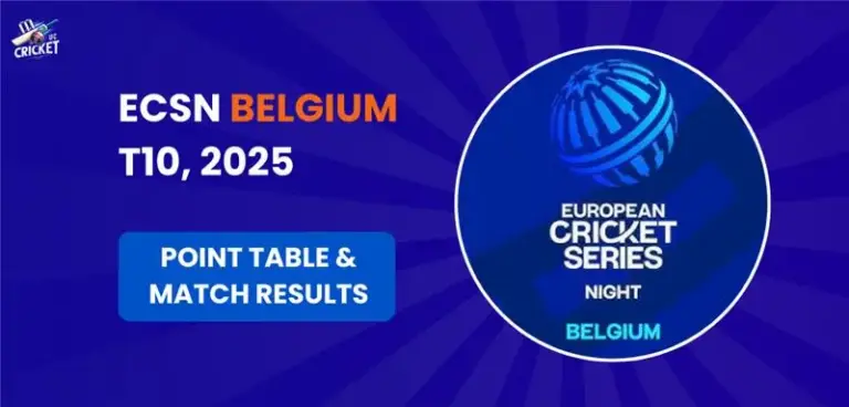 Points Table of ECSN Belgium T10 2025