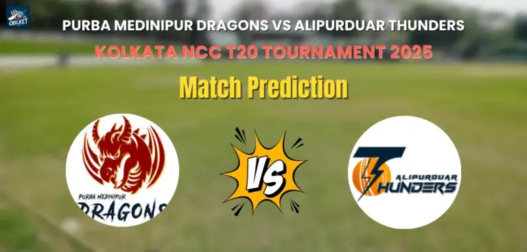 Purba Medinipur Dragons vs Alipurduar Thunders Match Prediction