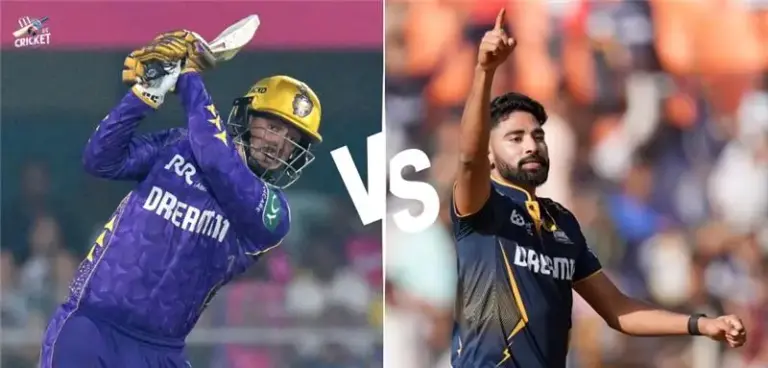 Quinton de Kock vs Mohammed Siraj