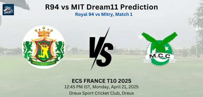 R94 vs MIT Dream11 Prediction