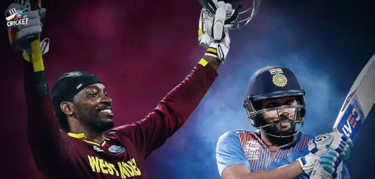 Chris Gayle, Rohit Sharma and Lasith Malinga