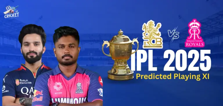 RCB vs RR Predicted Playing XI
