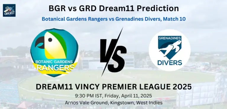 BGR vs GRD Dream11 Prediction