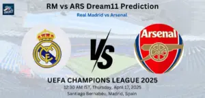 RM vs ARS Dream11 Prediction