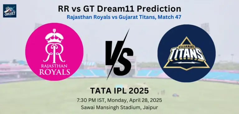 RR vs GT Dream11 Prediction