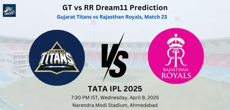 GT vs RR Dream11 Prediction