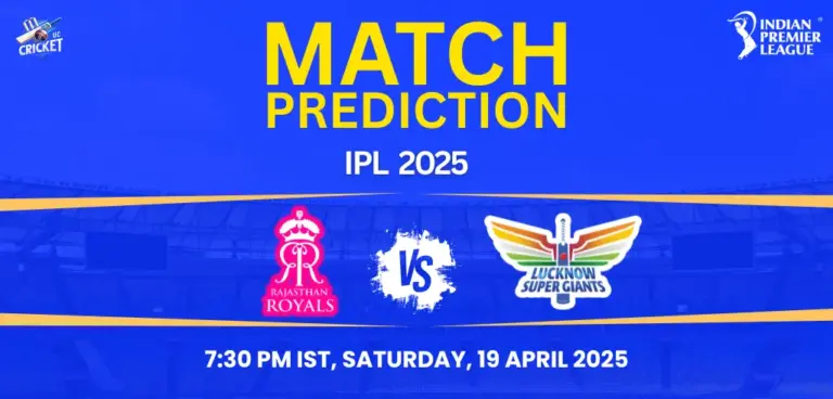 RR vs LSG Match Prediction
