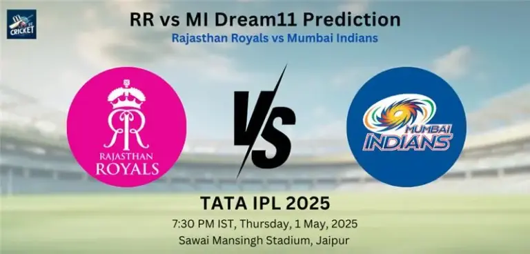 RR vs MI Dream11 Prediction