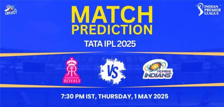 RR vs MI Match Prediction
