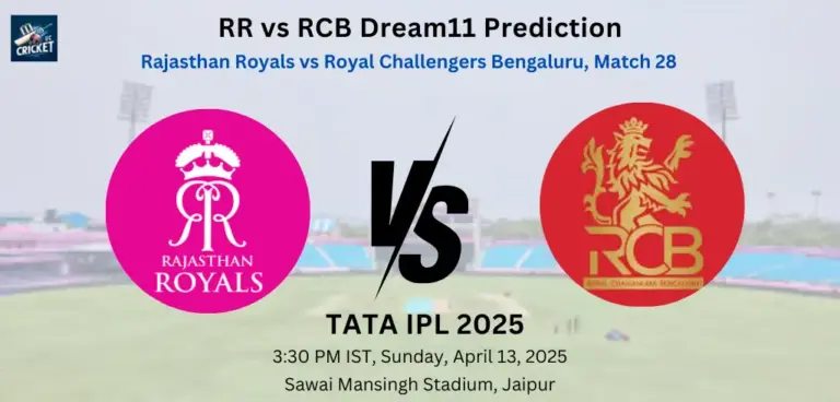 RR vs RCB Dream11 Prediction
