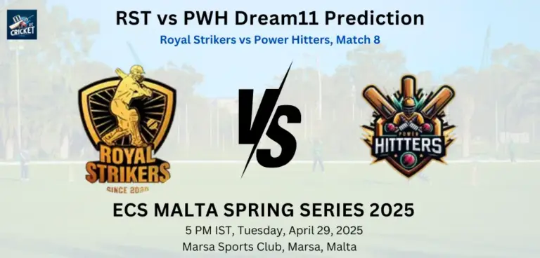 RST vs PWH Dream11 Prediction