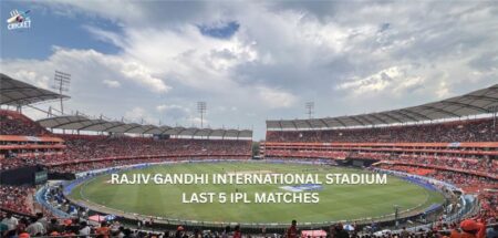 Rajiv Gandhi International Stadium Last 10 IPL Matches