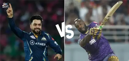 Rashid Khan vs Andre Russell