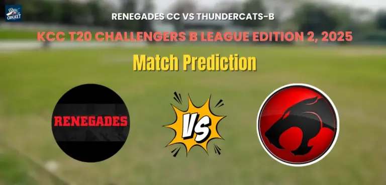 Renegades CC vs Thundercats-B Match Prediction