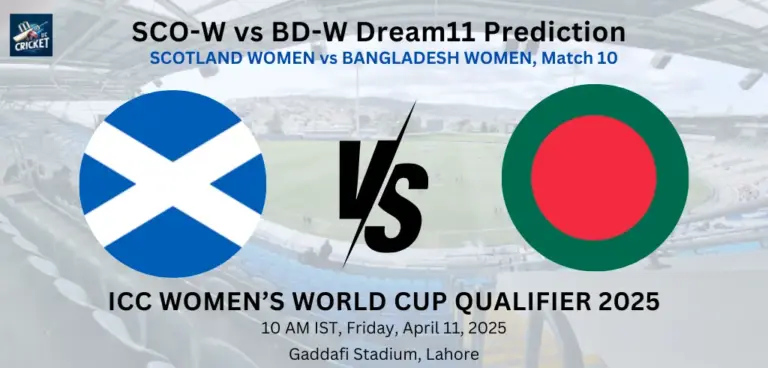 SCO-W vs BD-W Dream11 Prediction