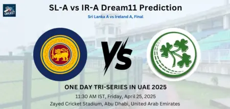 SL-A vs IR-A Dream11 Prediction