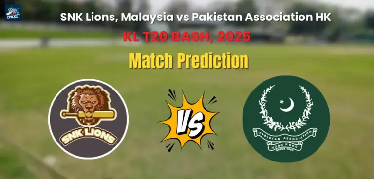 SNK Lions, Malaysia vs Pakistan Association HK Match Prediction