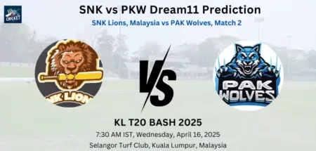 SNK vs PKW Dream11 Prediction