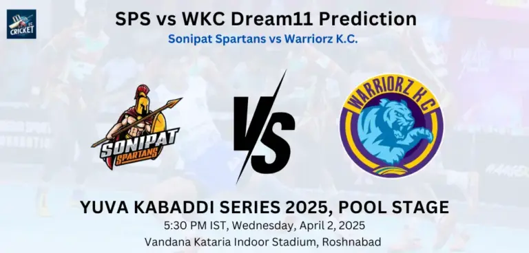 SPS vs WKC Dream11 Prediction
