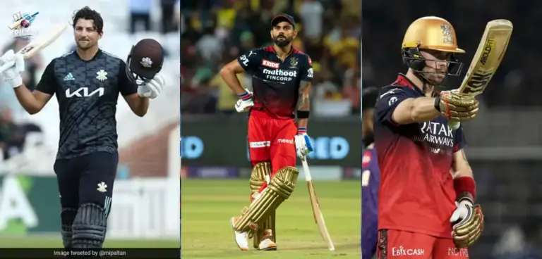 Tim David, Virat Kohli and Phil Salt