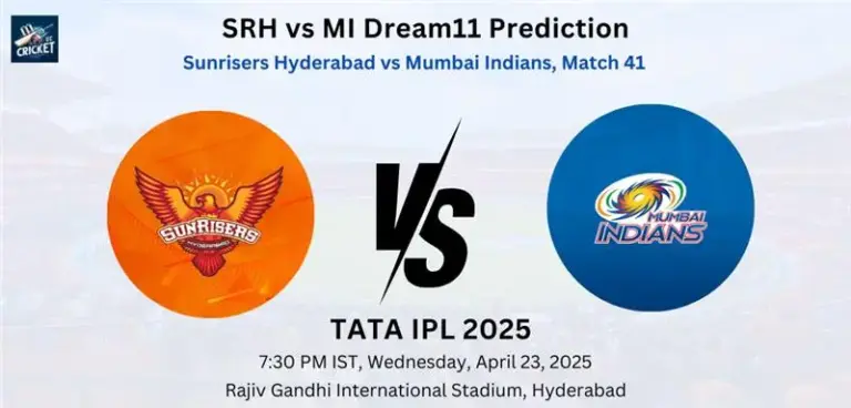 SRH vs MI Dream11 Prediction