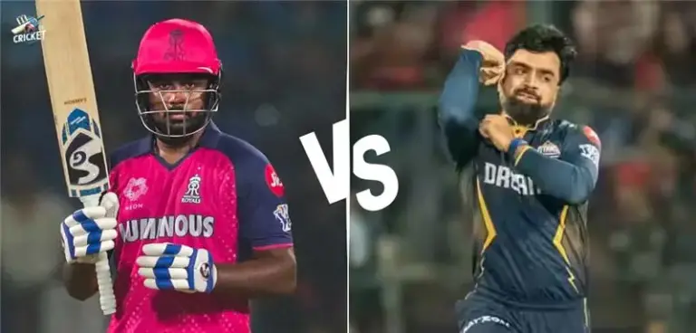 Sanju Samson vs Rashid Khan