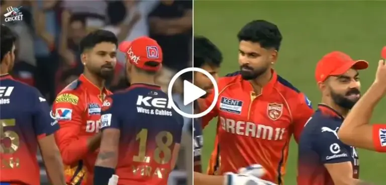 Shreyas Iyer not happy with Virat kohli