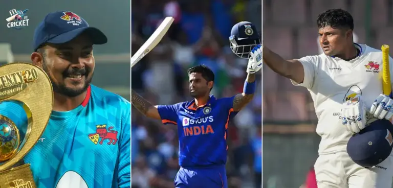 Prithvi Shaw, Suryakumar Yadav and Sarfaraz Khan