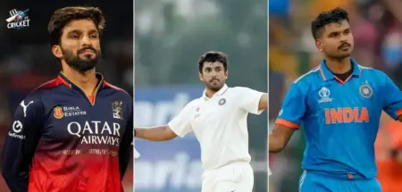 Rajat Patidar, karun Nair and Shreyas Iyer