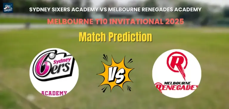 Sydney Sixers Academy vs Melbourne Renegades Academy Match Prediction