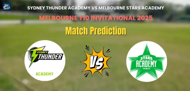 Sydney Thunder Academy vs Melbourne Stars Academy Match Prediction