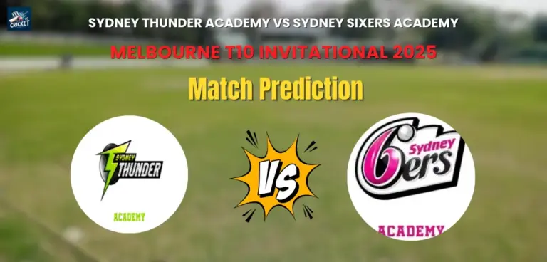 Sydney Thunder Academy vs Sydney Sixers Academy Match Prediction