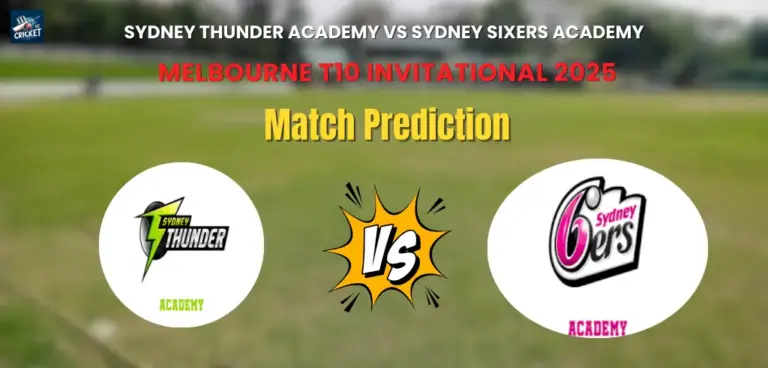 Sydney Thunder Academy vs Sydney Sixers Academy Match Prediction