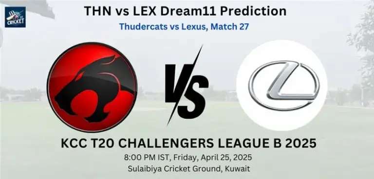 THN vs LEX Dream11 Prediction