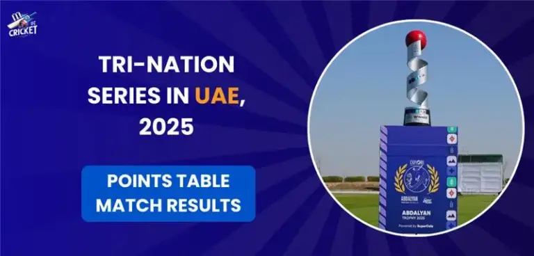 Tri-Nation Series in UAE Points Table