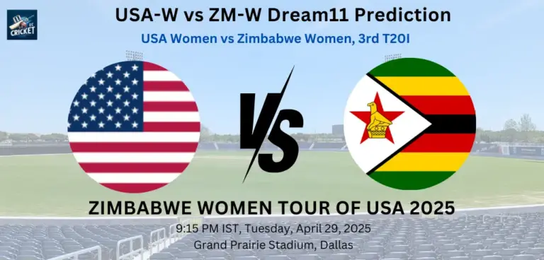 USA-W vs ZM-W Dream11 Prediction