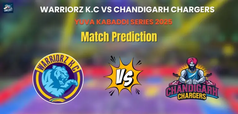 Warriorz K.C vs Chandigarh Chargers Match Prediction