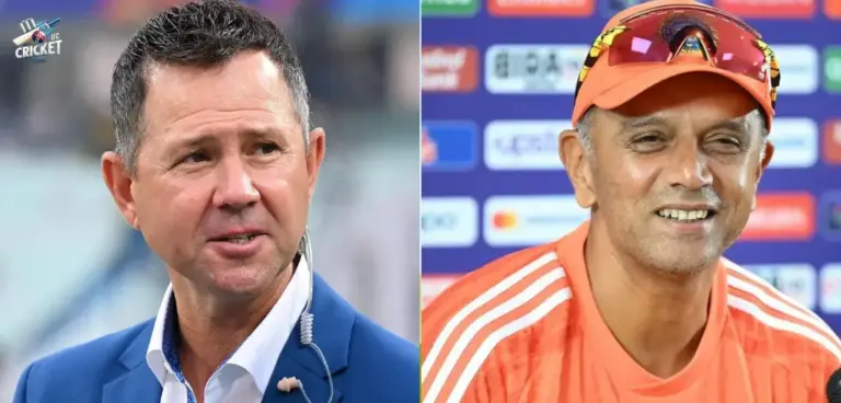 Ricky Ponting and Rahul Dravid