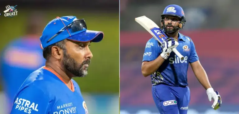 Mahela jayawardhane and Rohit Sharma's