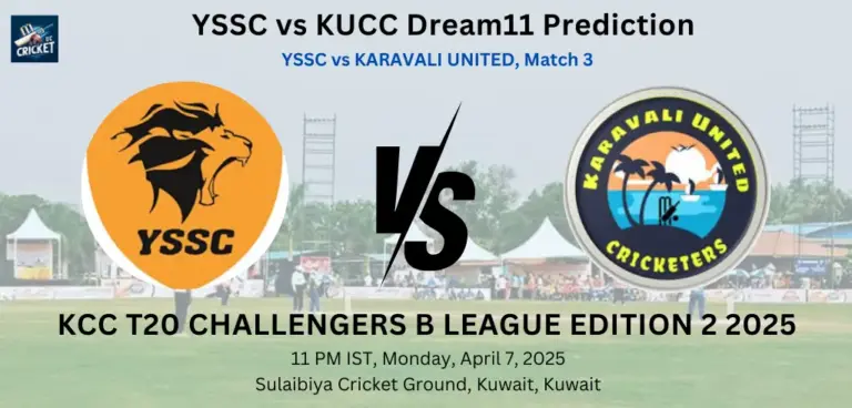 YSSC vs KUCC Dream11 Prediction