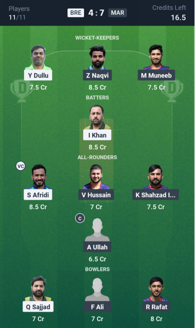 BRE vs MAR Small League Team
