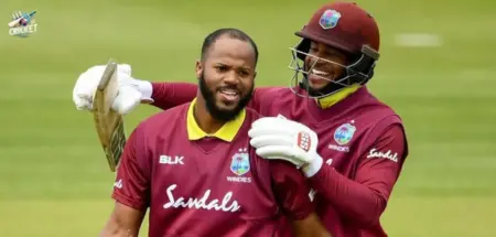 On This Day in 2019: John Campbell and Shai Hope Smash Record 365-Run Opening Partnership John Campbell and Shai Hope decimated