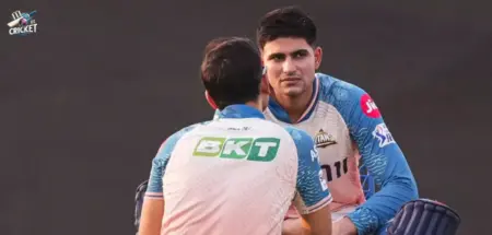 Shubman Gill and Vikram Solanki