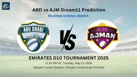 ABD vs AJM Dream11 Prediction